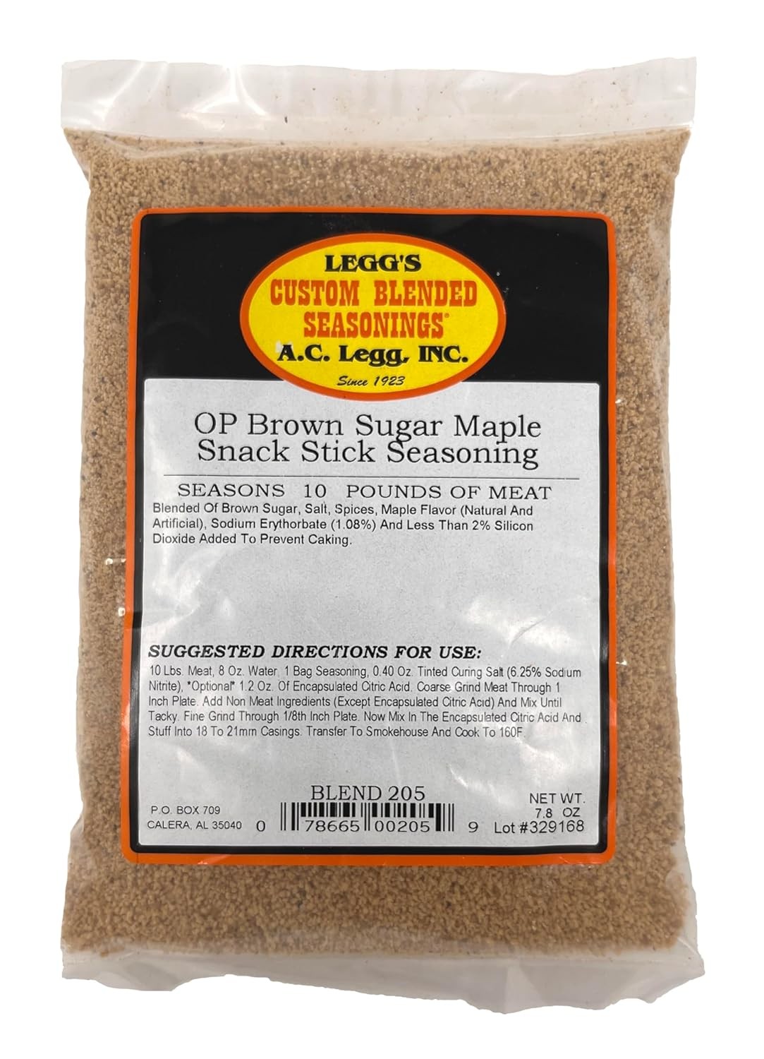 A.C. Legg Custom Blended Seasonings – Brown Sugar Maple Snack Stick…