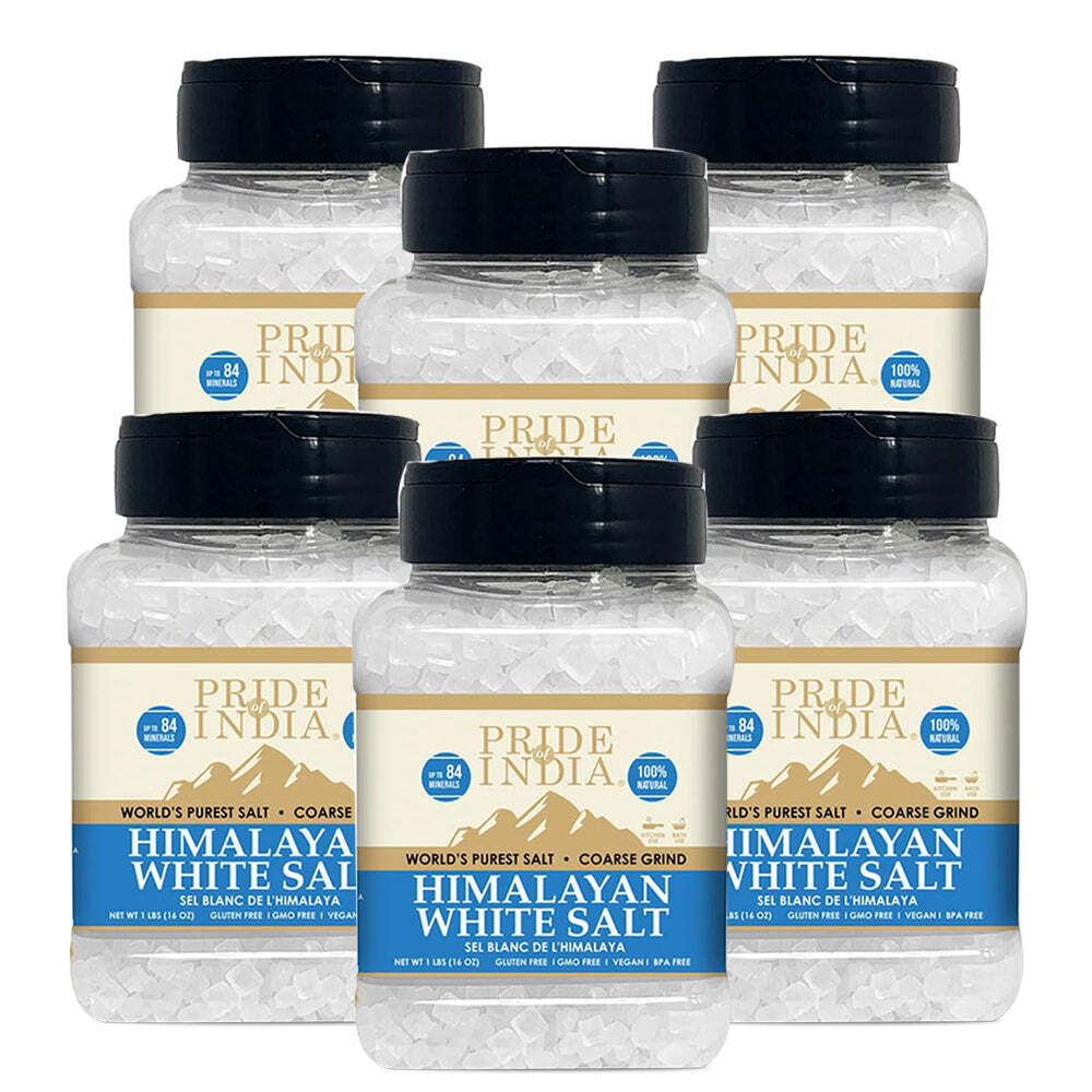Himalayan White Rock Salt – Coarse Grind