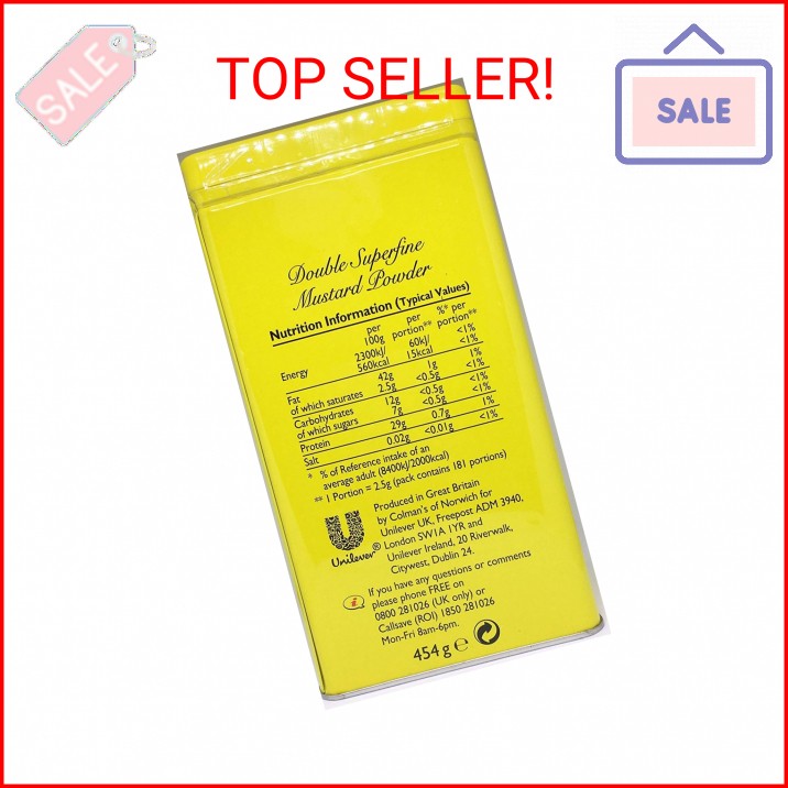 Colman’s Dry Mustard Powder, 16 Ounce