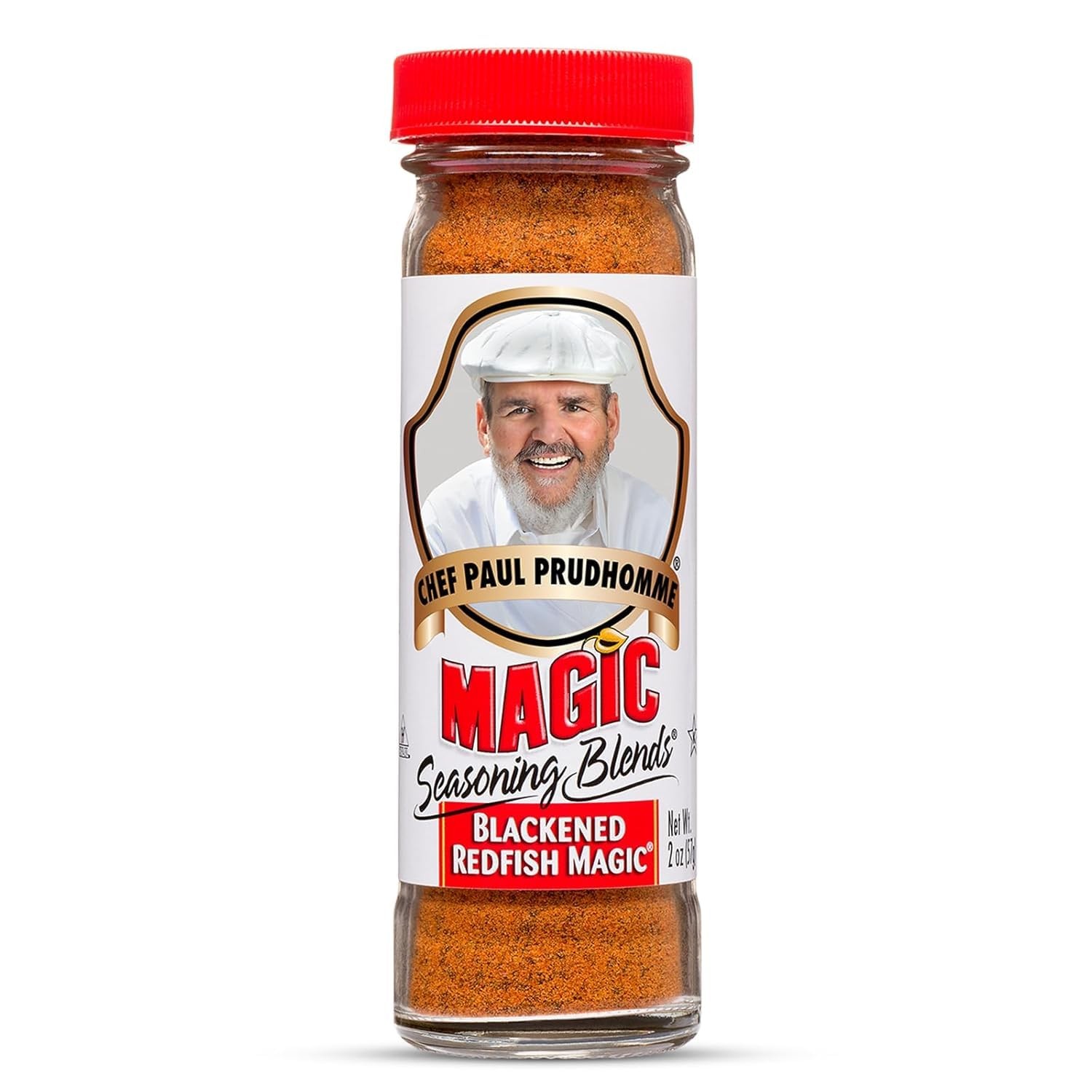 Chef Paul Blackened Redfish Magic Seasoning Blends | 2 Ounce (Pack of 1)