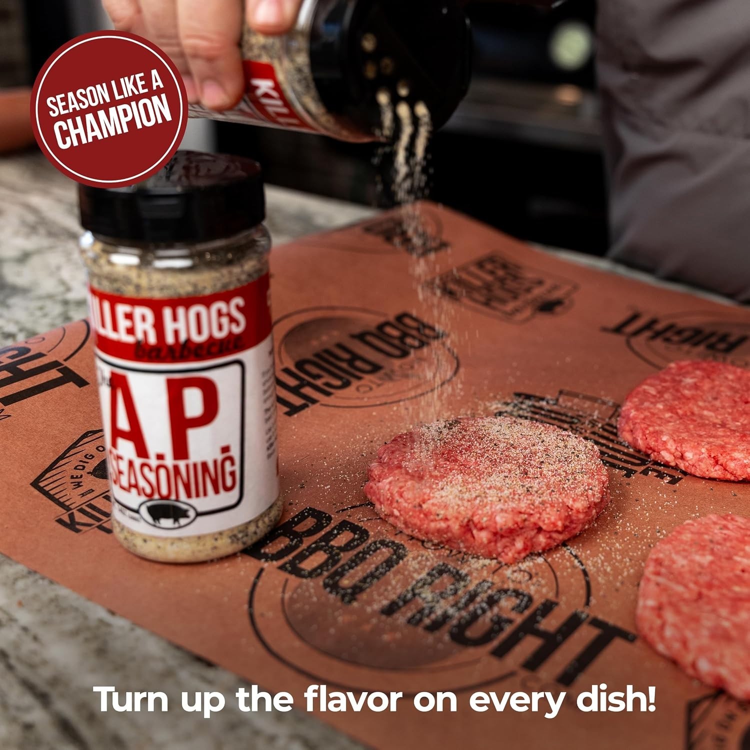 Versatile Championship BBQ Seasoning: All-Meat Dry Rub – 21.7 oz Made in USA