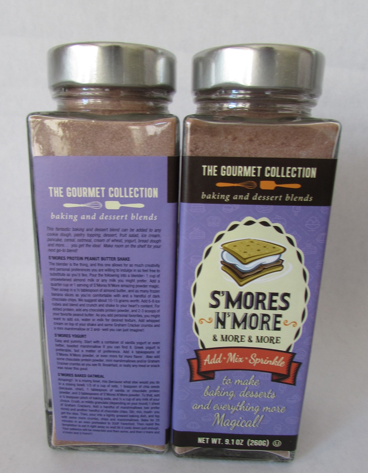 2 The Gourmet Collection S’mores N More Baking & Dessert Blend 9.1 oz each