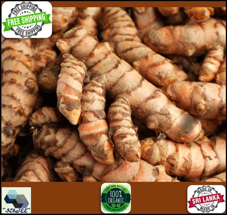 Pure Sri Lankan Turmeric Powder – 100% Natural Ceylon Kurkuma – Free Shipping