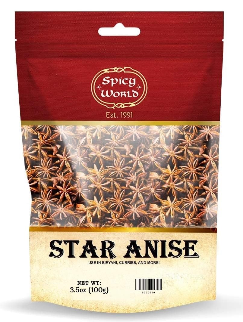 Star Anise Whole Pods 3.5Oz Bag -Premium Quality, Vegan, All…