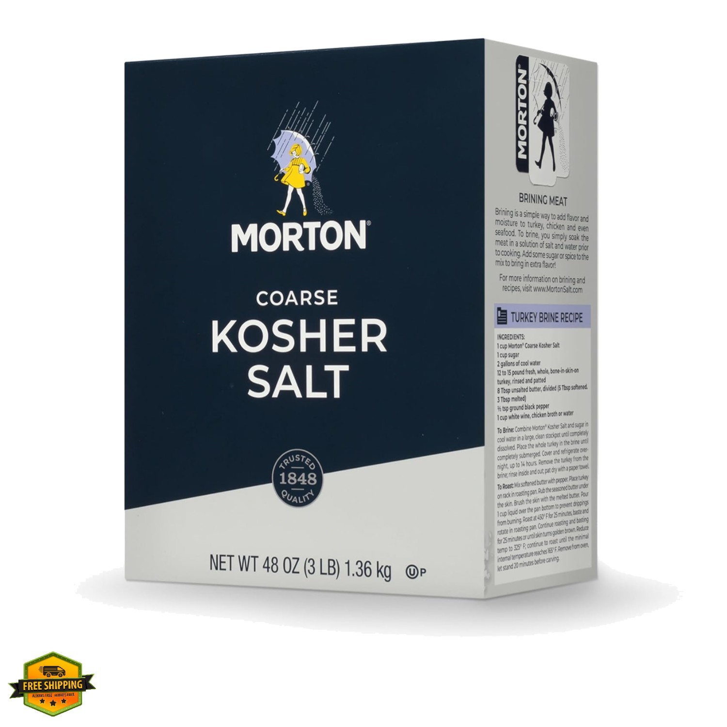 Salt Kosher, 48 Ounce