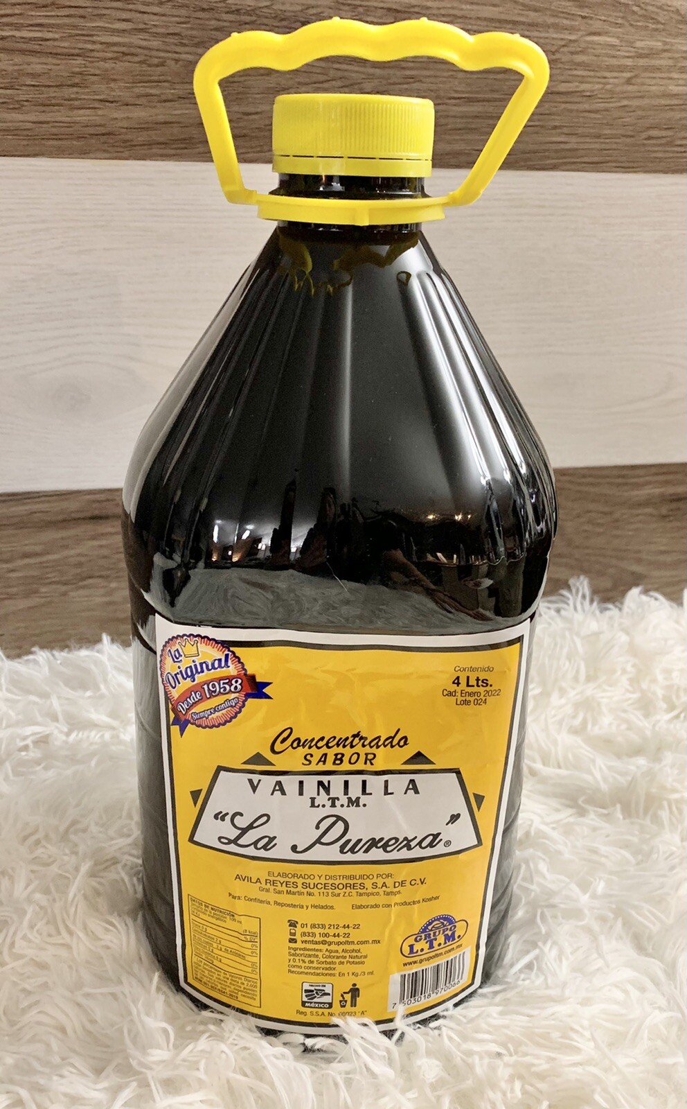 2x Vainilla Mexicana 8 Liters La Pureza 8 Litros 2 Gallones