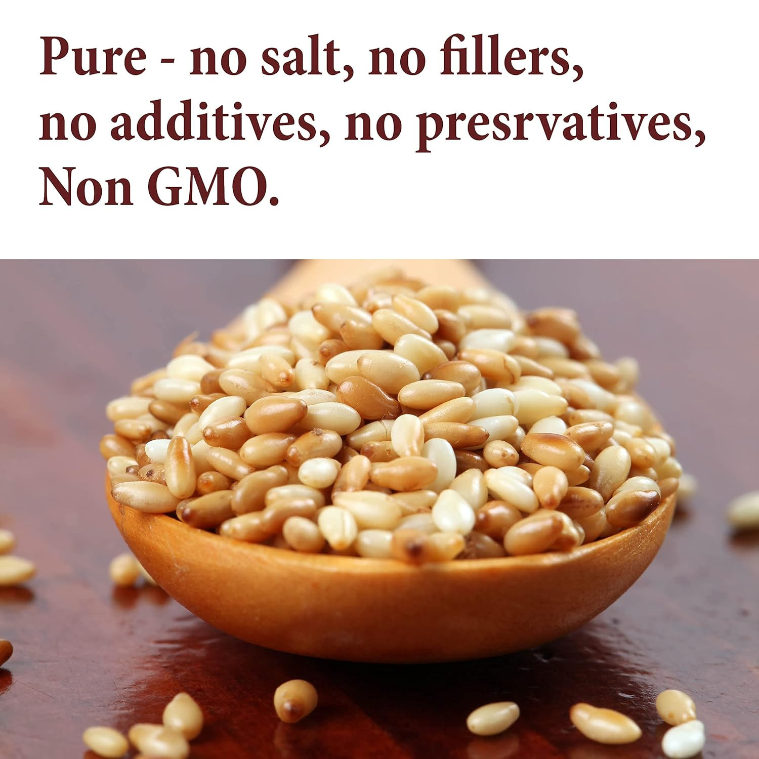 The Spice Way Roasted White Sesame Seeds – 8 Oz