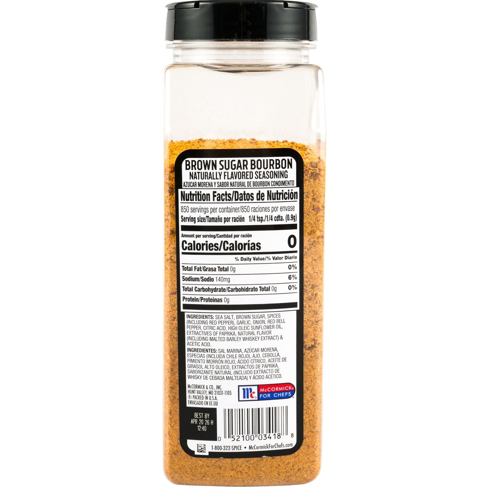 Brown Sugar Bourbon Seasoning 27oz – Sweet & Savory Spice for Steak, Poultry & V