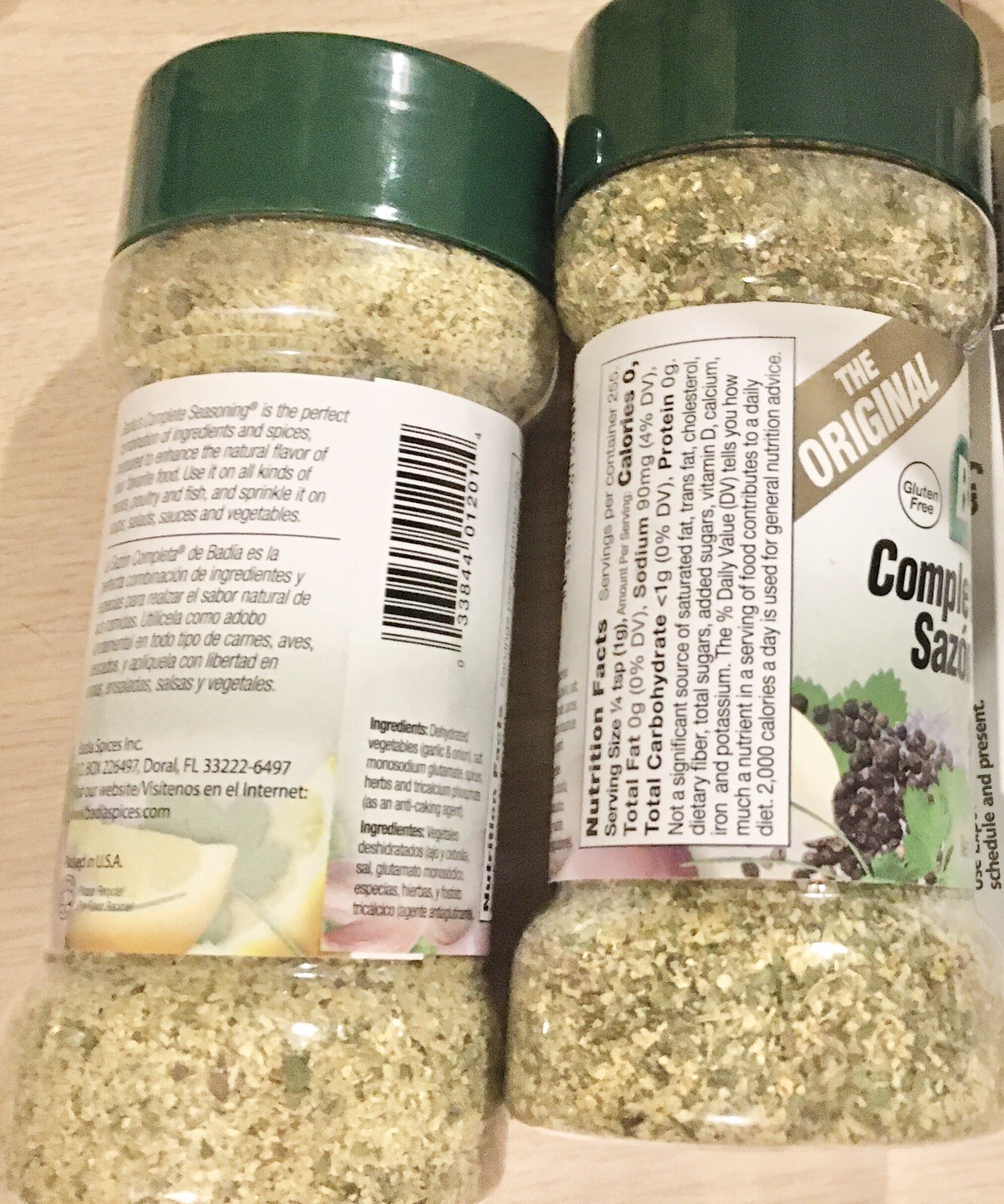 Badia Complete Seasoning Sazon Completa 9 Oz Each Original 2 pk 0 Fat 0 Calories