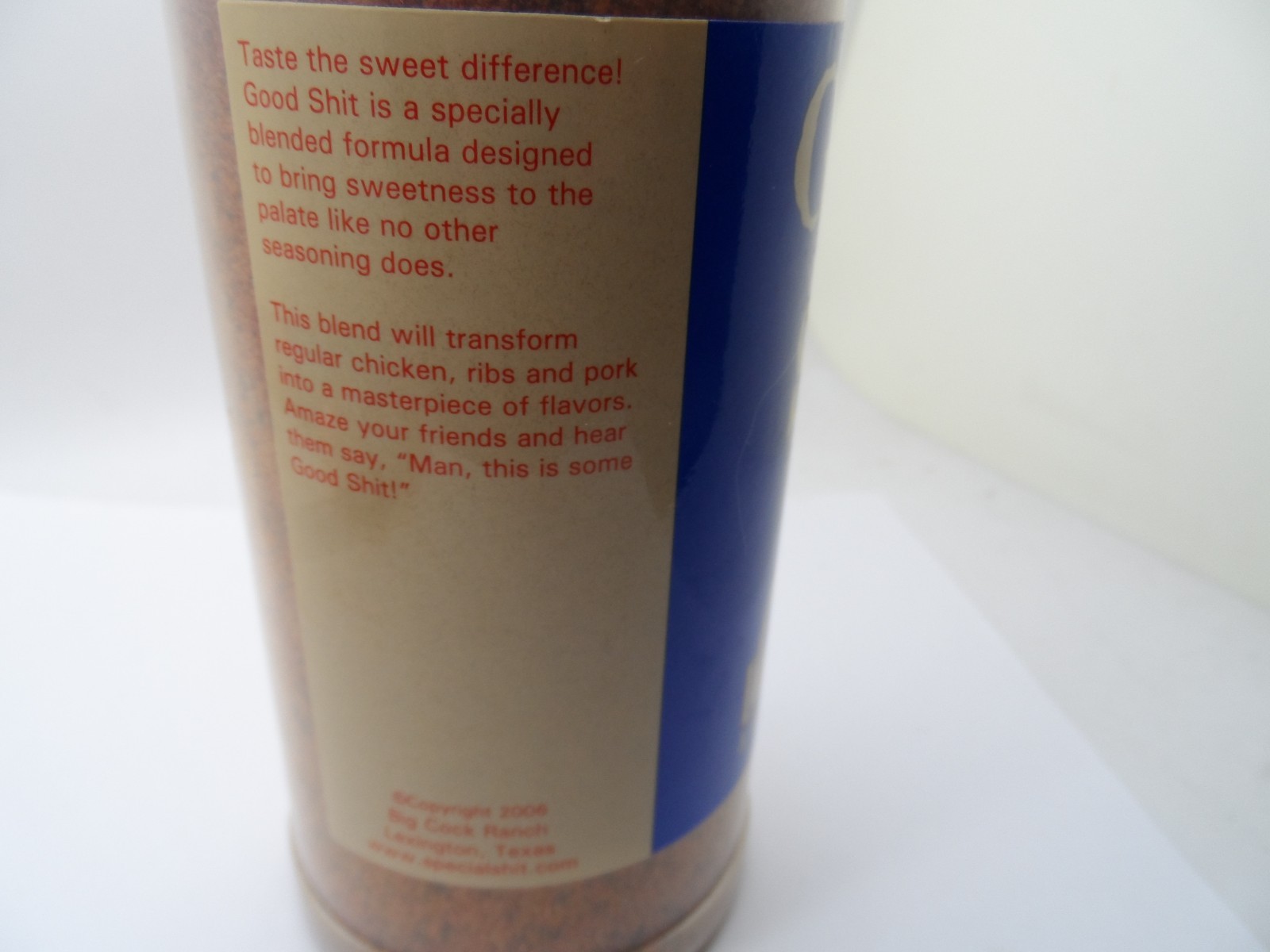Good Sh!t Sweet Salty Seasoning Spice Blend 11oz Big Cock Ranch BB 7/24 NEW