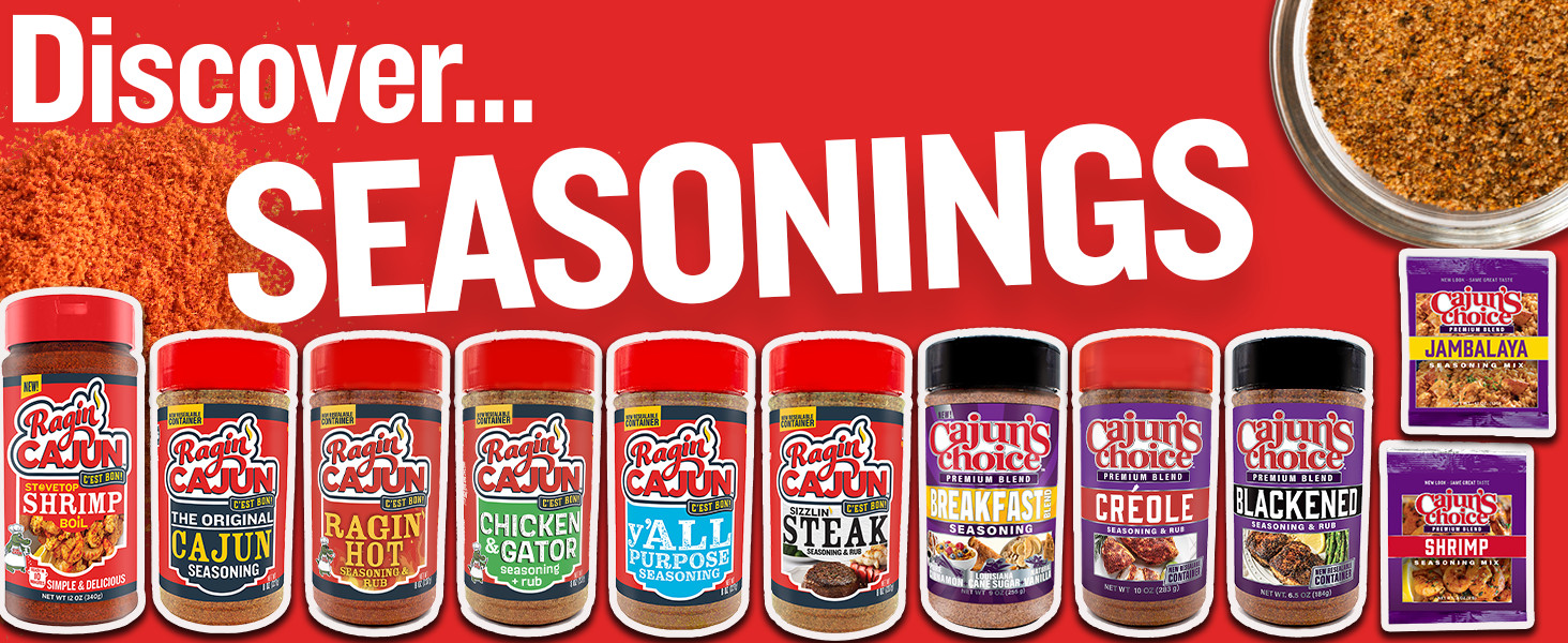 Cajun Shrimp Seasoning Mix -. Paet,All Natural, Gluten– Authentic