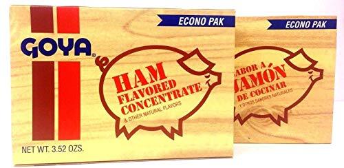 Goya Ham Flavored Concentrate – 3.52 oz Sabor a Jamon de Cocinar Econo PACK OF 2