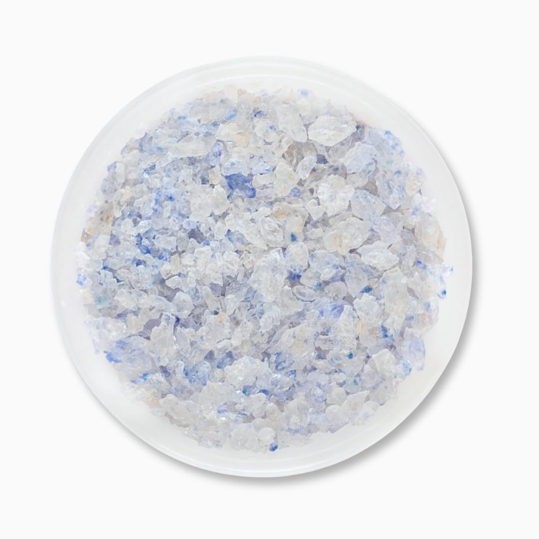 EUPHERBIA Blue Salt, Coarse, Rare Mineral Salt, High Potassium, Lower Sodium, Na