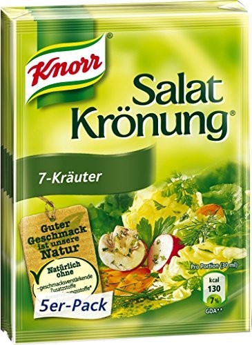 German Herb Salad Dressing Mix 5 Pack Powder For Vegan Vegetarian Dips
