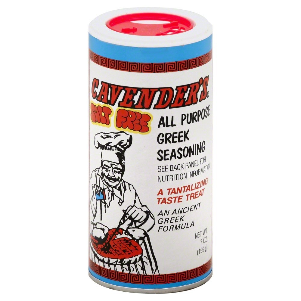 Cavenders All Purpose Greek Seasoning, Salt Free(No MSG), 7 Ounce (Pack of 1)