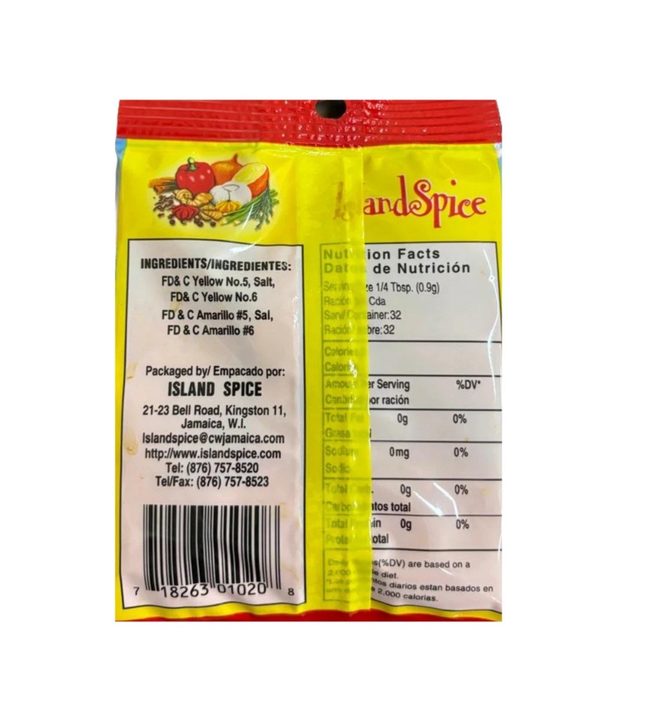 Island Spice Egg Powder Coloring 1oz – Pack of 2