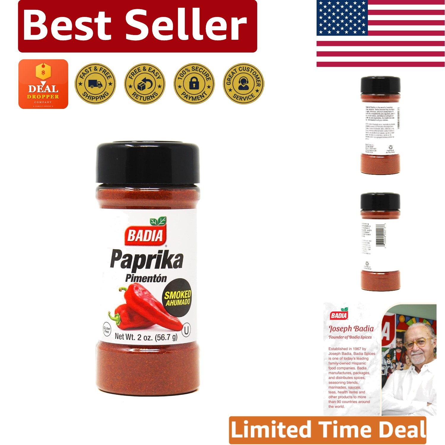 Smoked Paprika 2 oz Bottle – Enhance Your Culinary Creations with Quality Spice