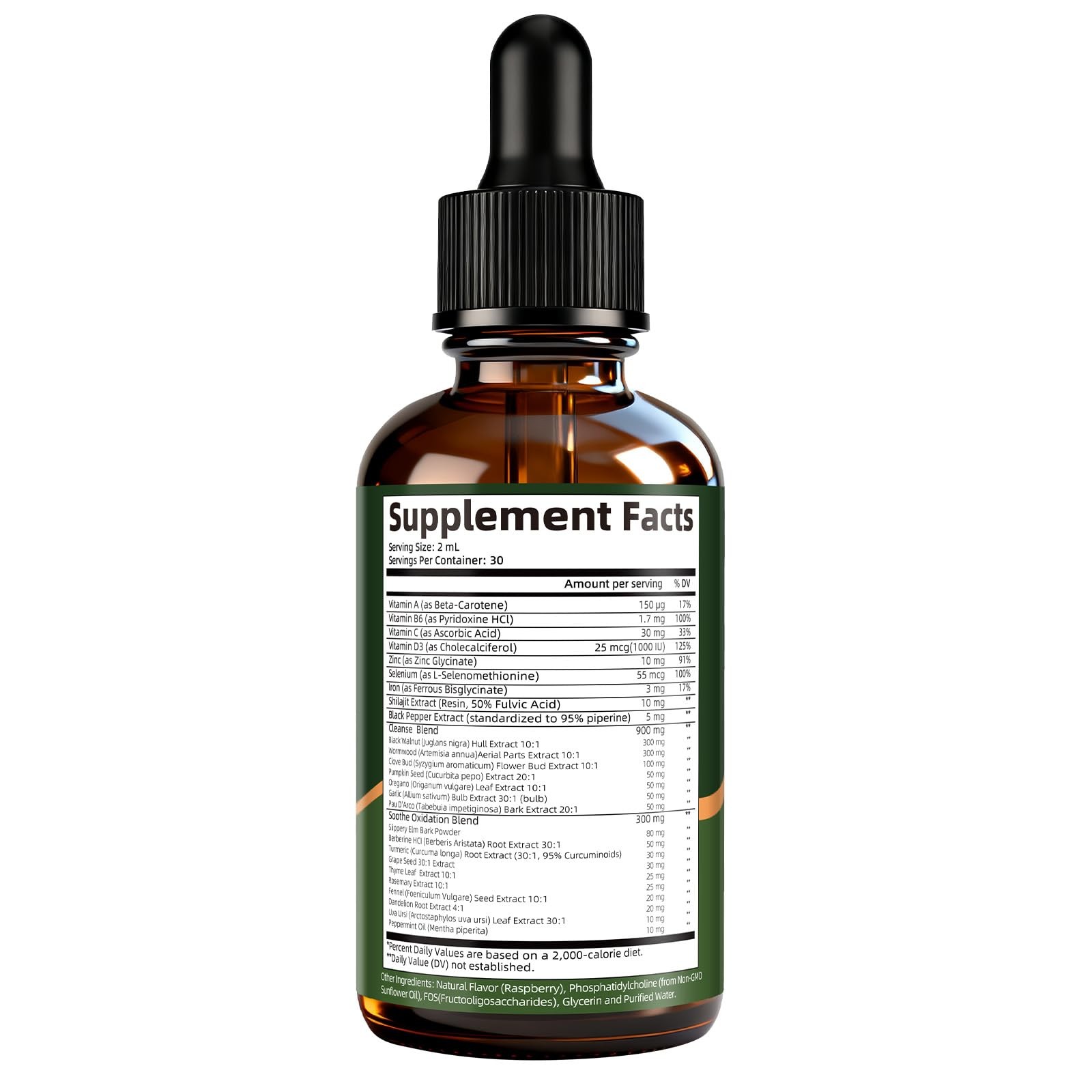 Black Walnut Wormwood Clove Tinture Cleanse for 60 Fl Oz (Pack of 1)
