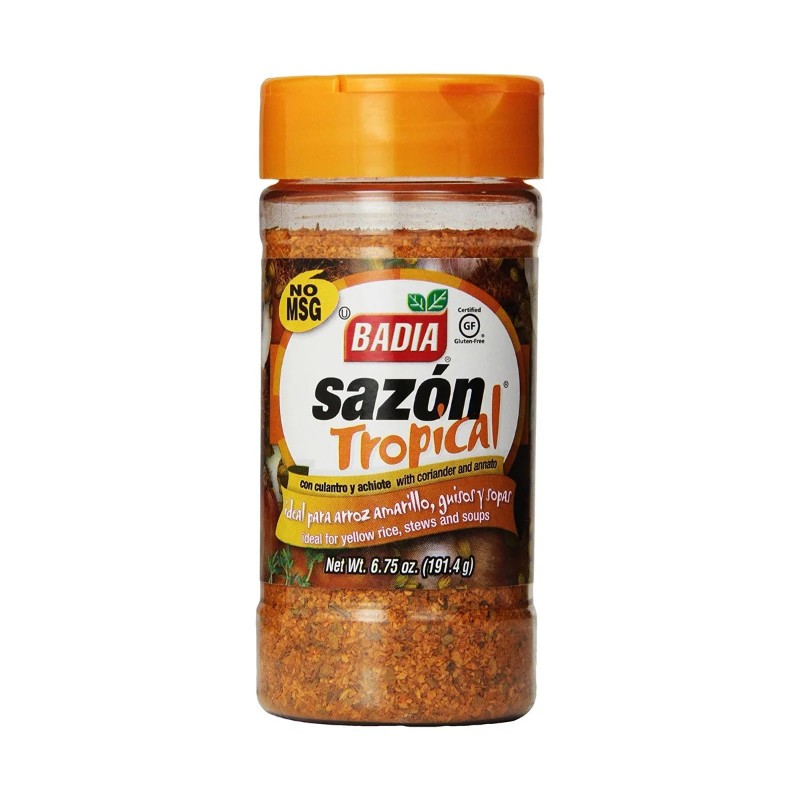2x Badia Sazon Tropical Achiotea & Cor Spice Seasoning Pack Lot 6.75oz