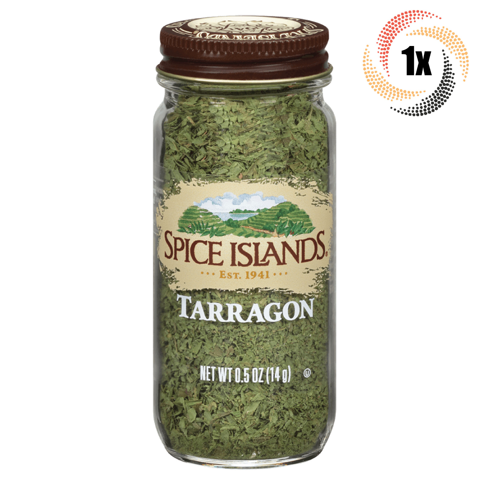 1x Jar Spice Islands Tarragon Flavor Seasoning Mix | .5oz | Fast Shipping