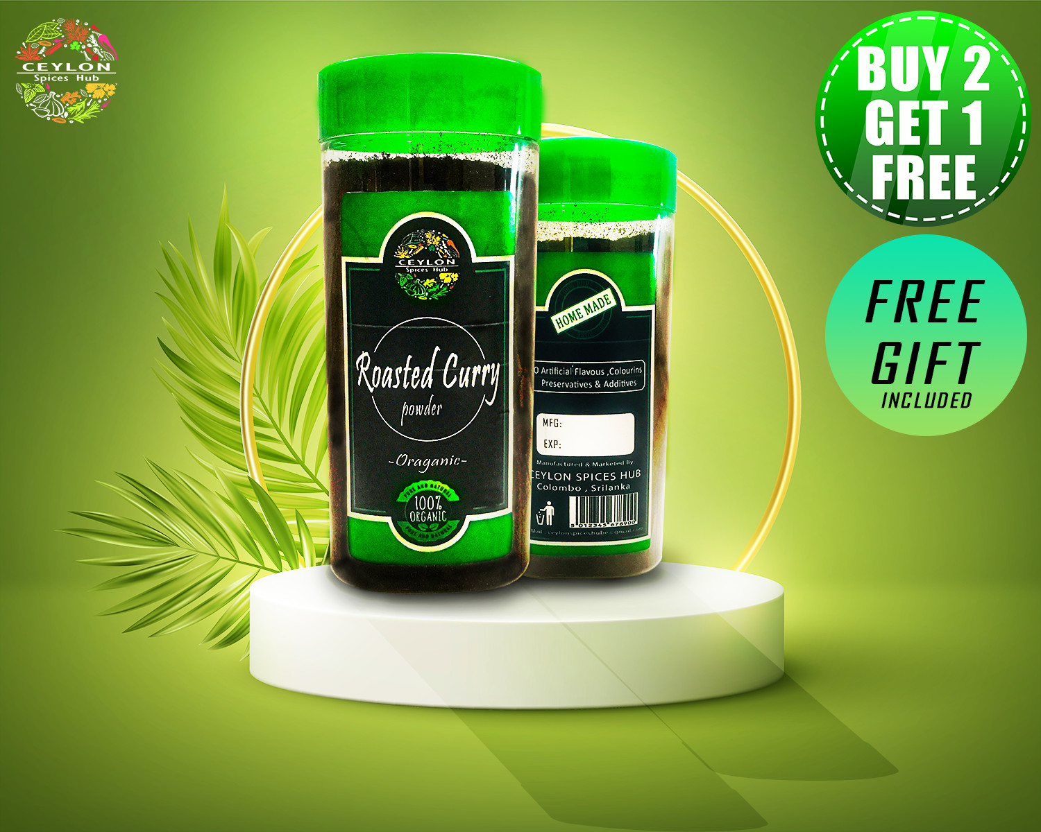 Ceylon Roasted Curry Powder 250g Natural High Quality Spices “Buy 2 Get 1 Free”