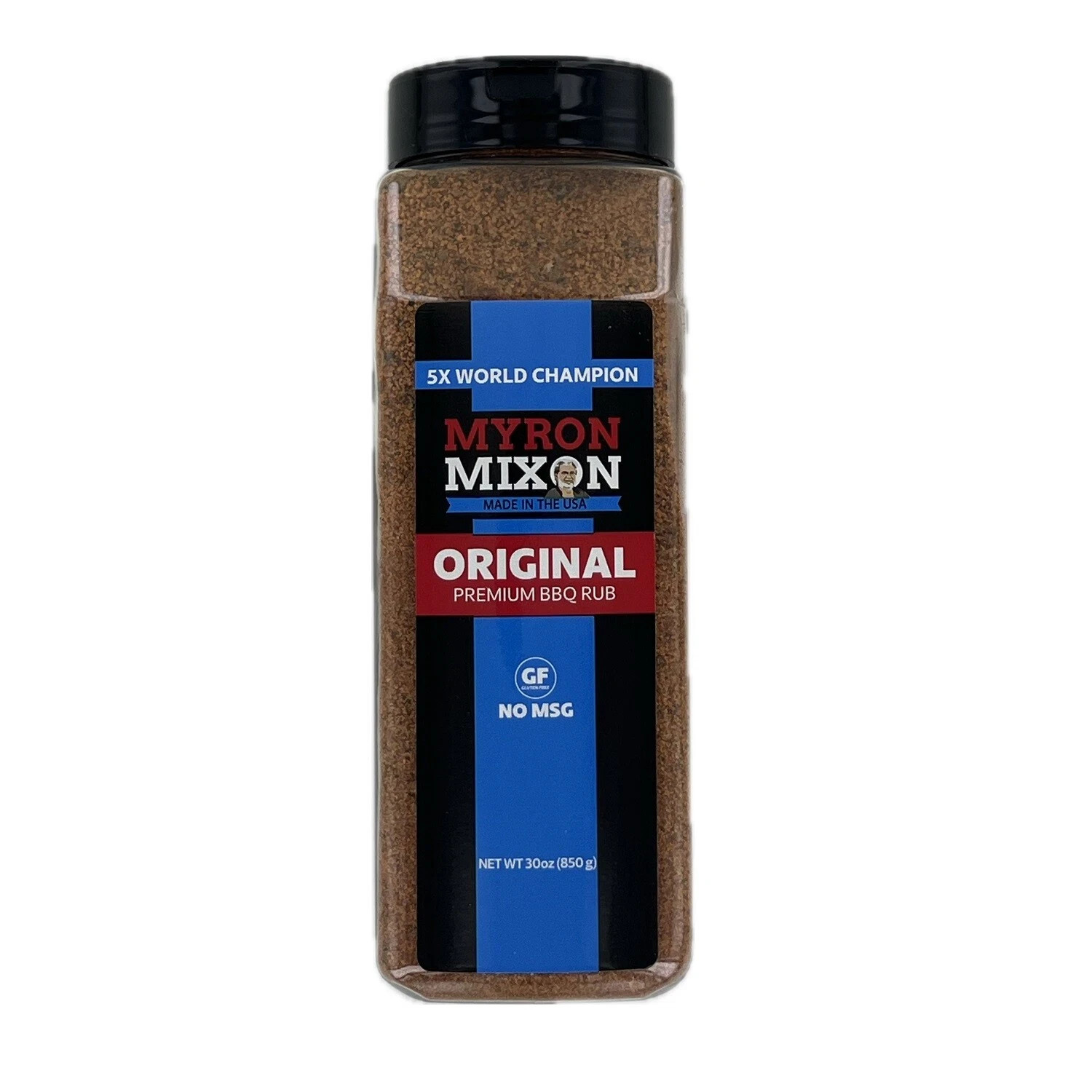 Myron Mixon 5x Champion ORIGINAL Premium BBQ Rub, 30oz, Fast Free Shipping