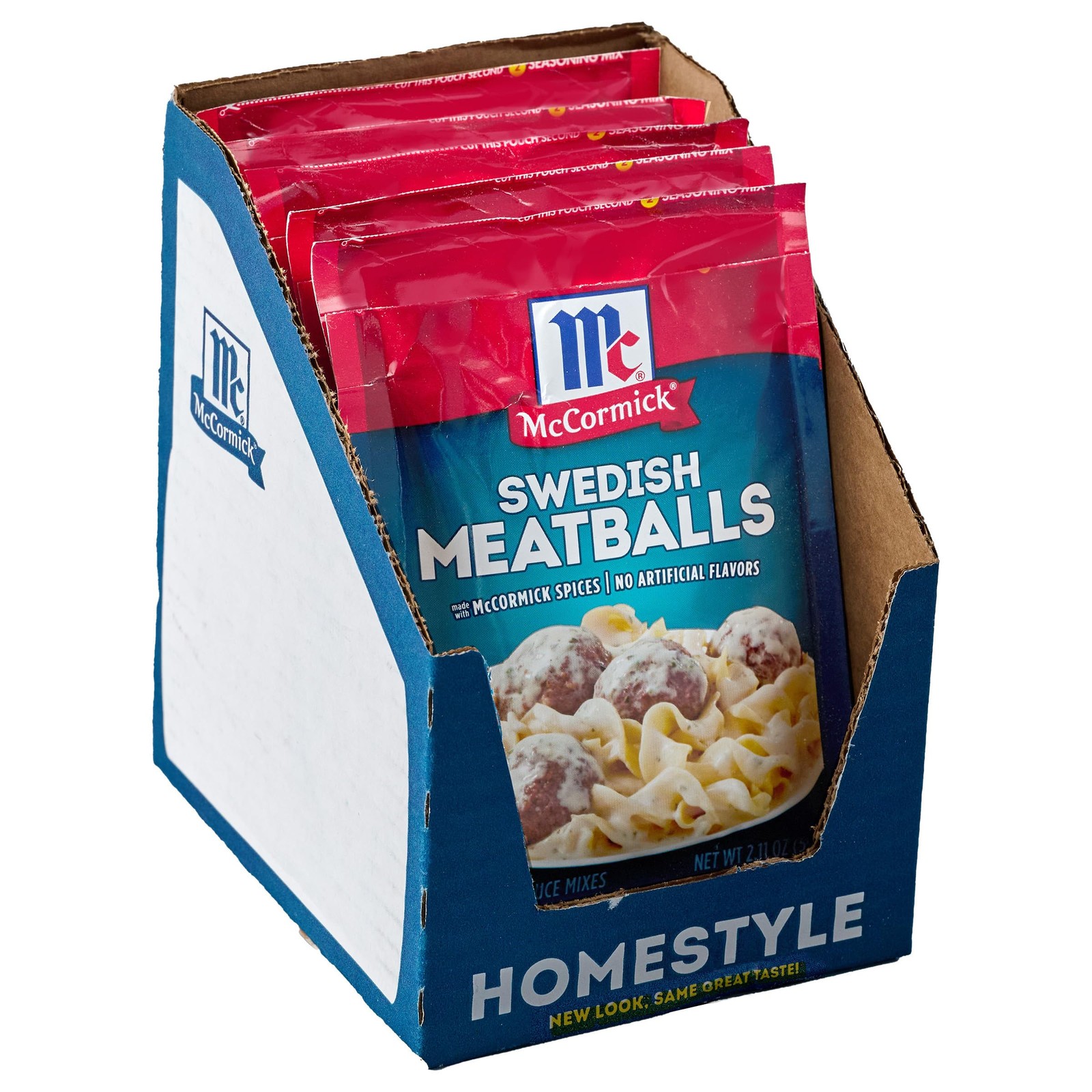McCormick Swedish Meatballs Seasoning & Sauce Mixes, 2.11 Ounce (Pack of 6)