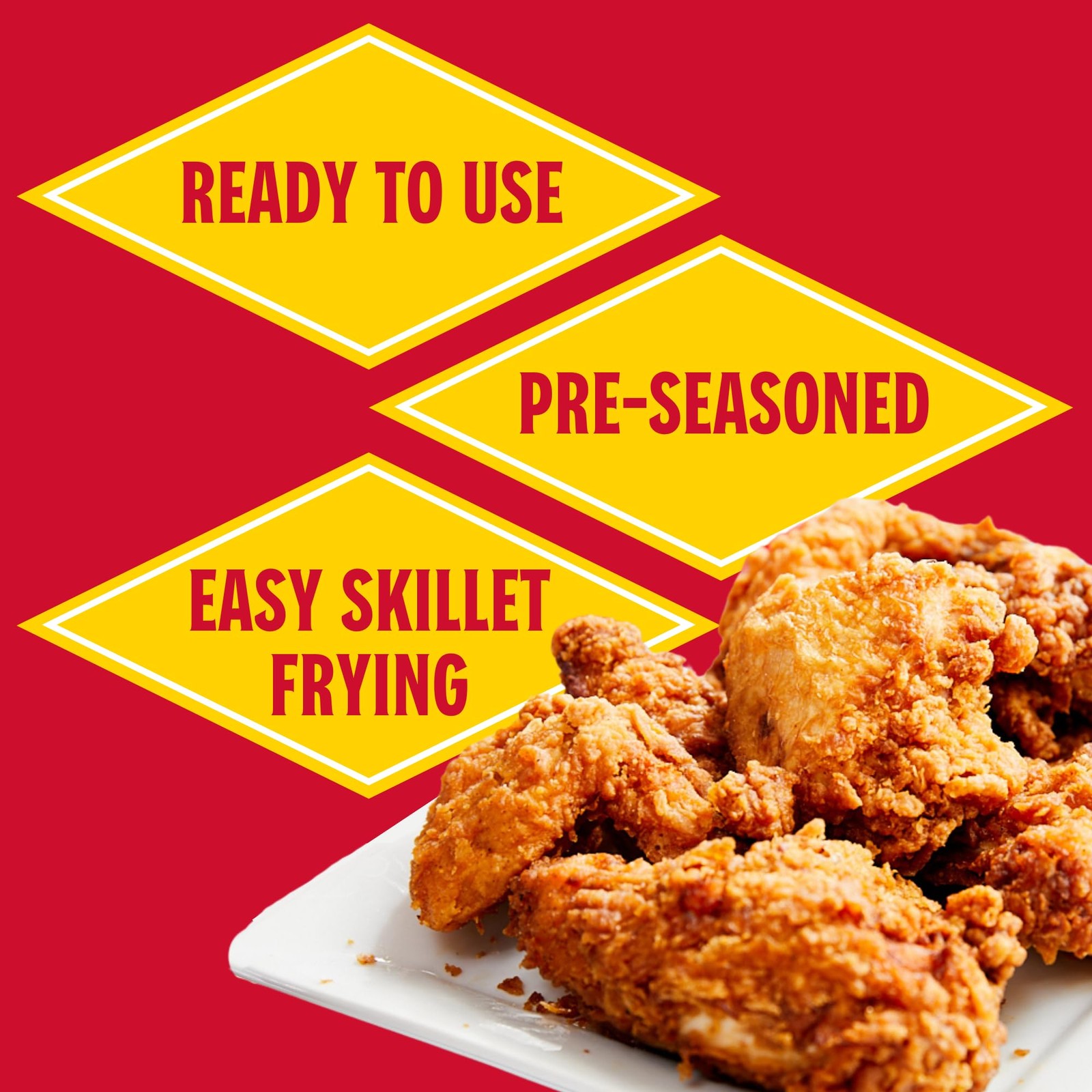 Louisiana Seasoned Chicken Fry Batter Half Gallon 2.62 lbs Crispy Southern …