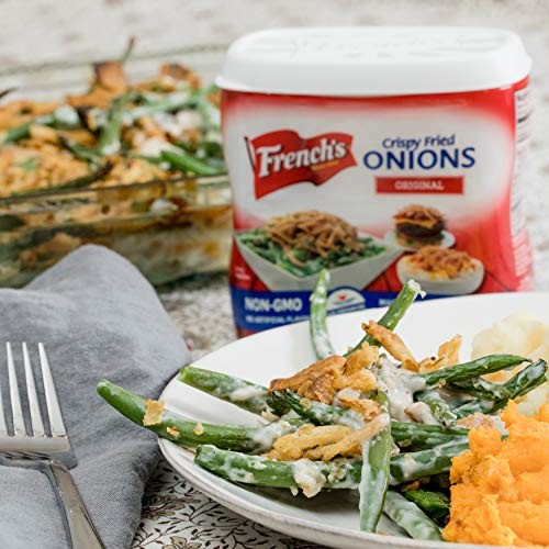 Crispy Fried Onions 6 Ounce Resealable Pack Non GMO Kosher Flavorful Topping