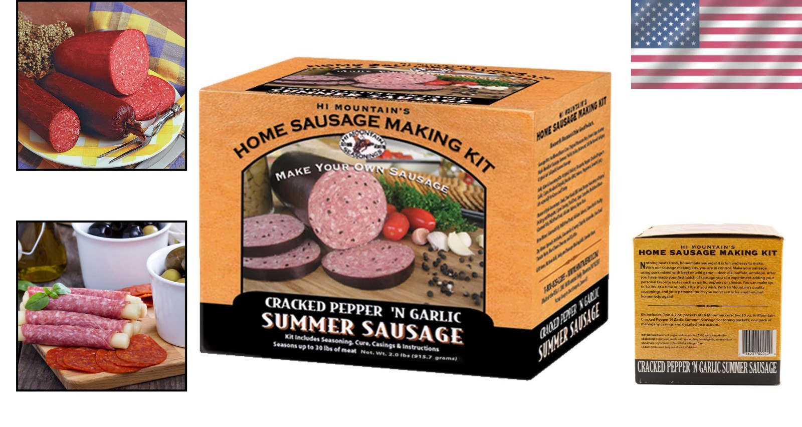 Savory Summer Sausage Seasoning Kit – All-In-One with Casings & Cure Packets