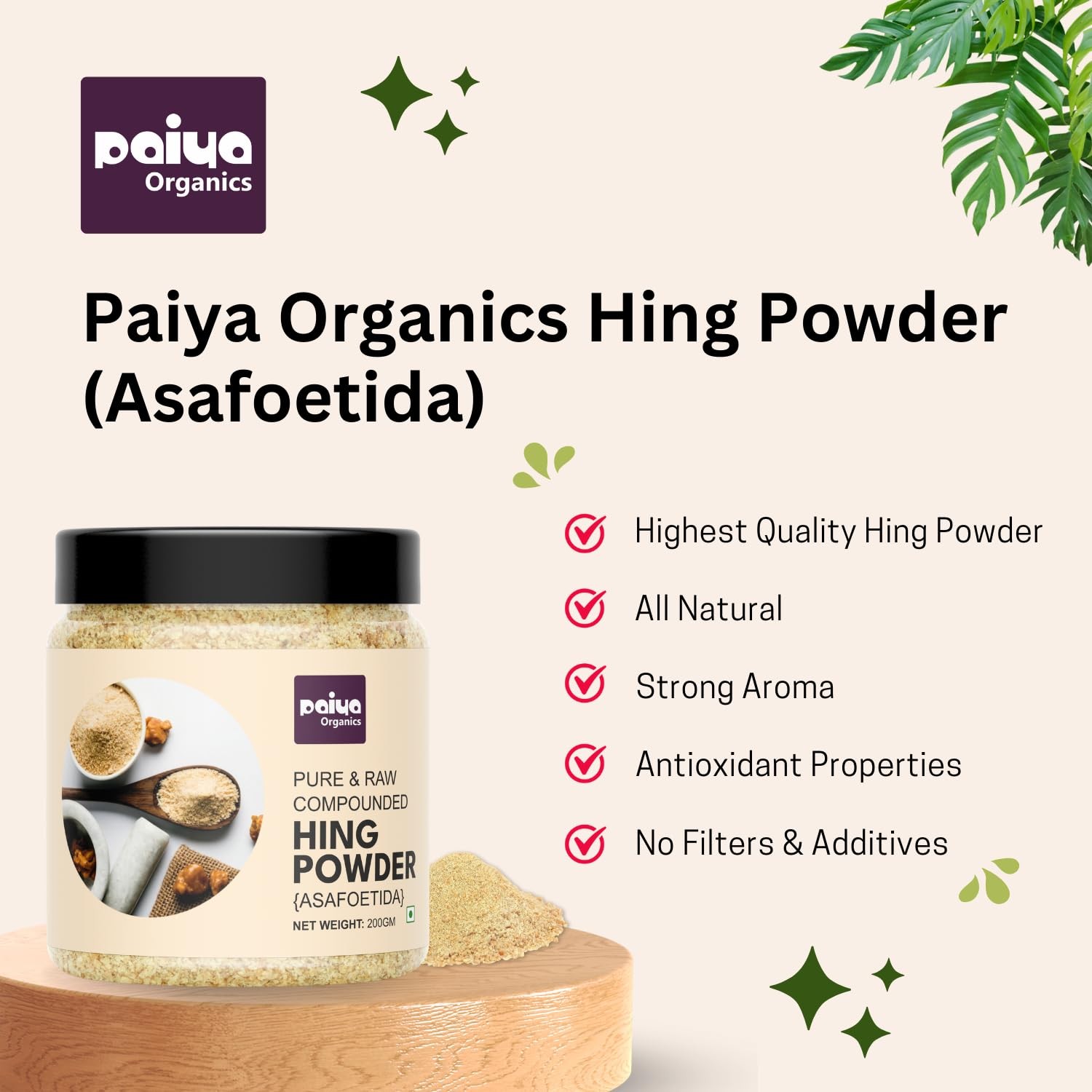 Paiya Organics Hing Powder 100gm