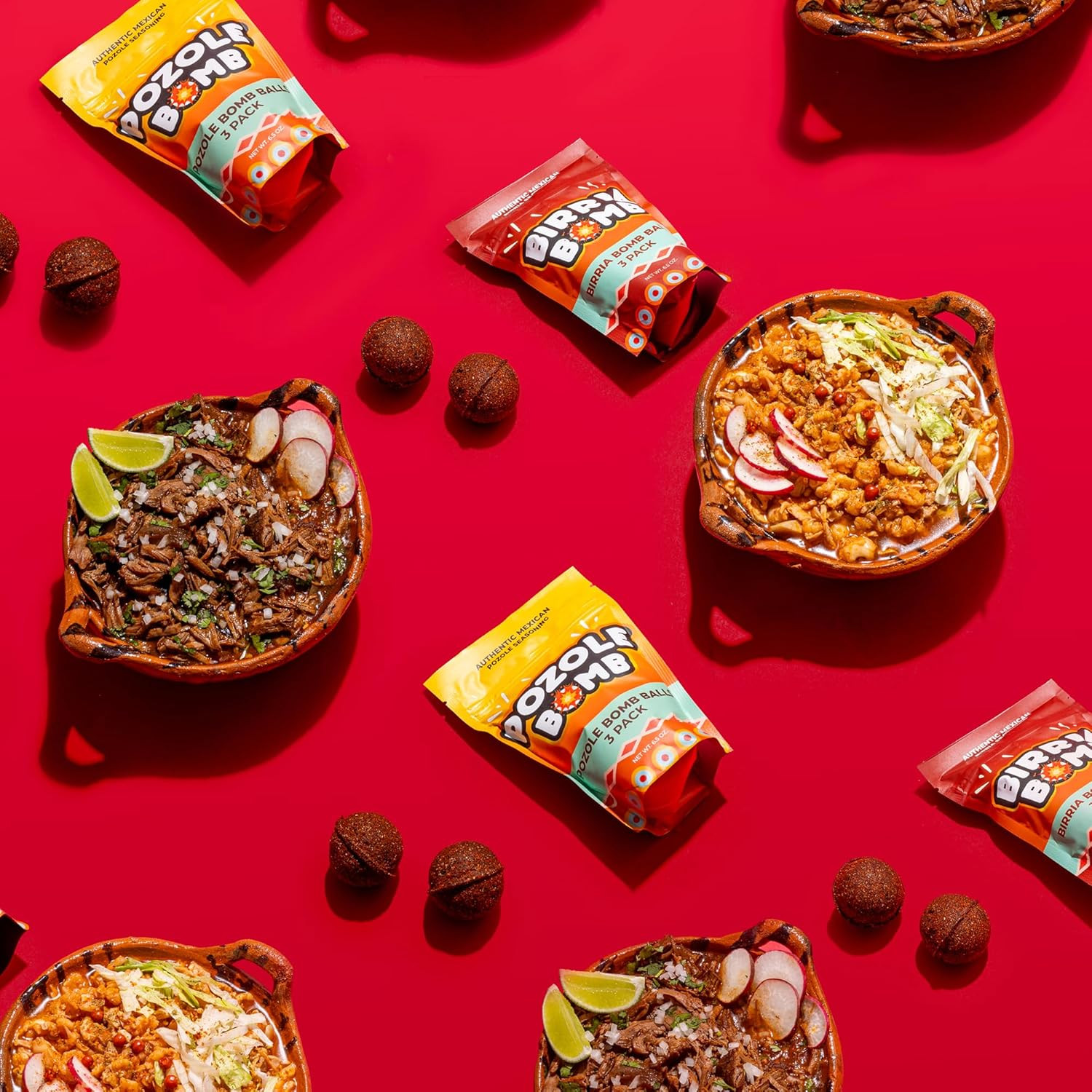 CHILEMOY Birria Balls VALUE-PACK | Authentic Mexican Birria Seasoning | Birria B