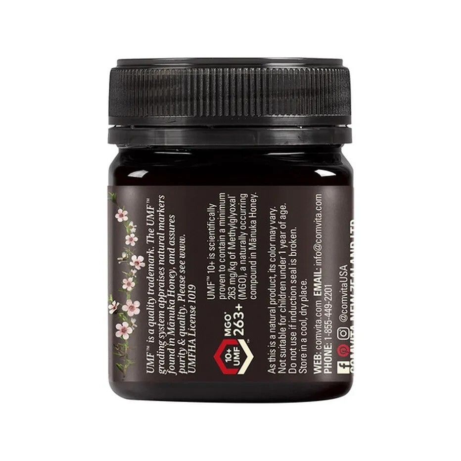 Comvita Raw Wild New Zealand Manuka Honey Certified UMF +10 MGO 263+ (250g)