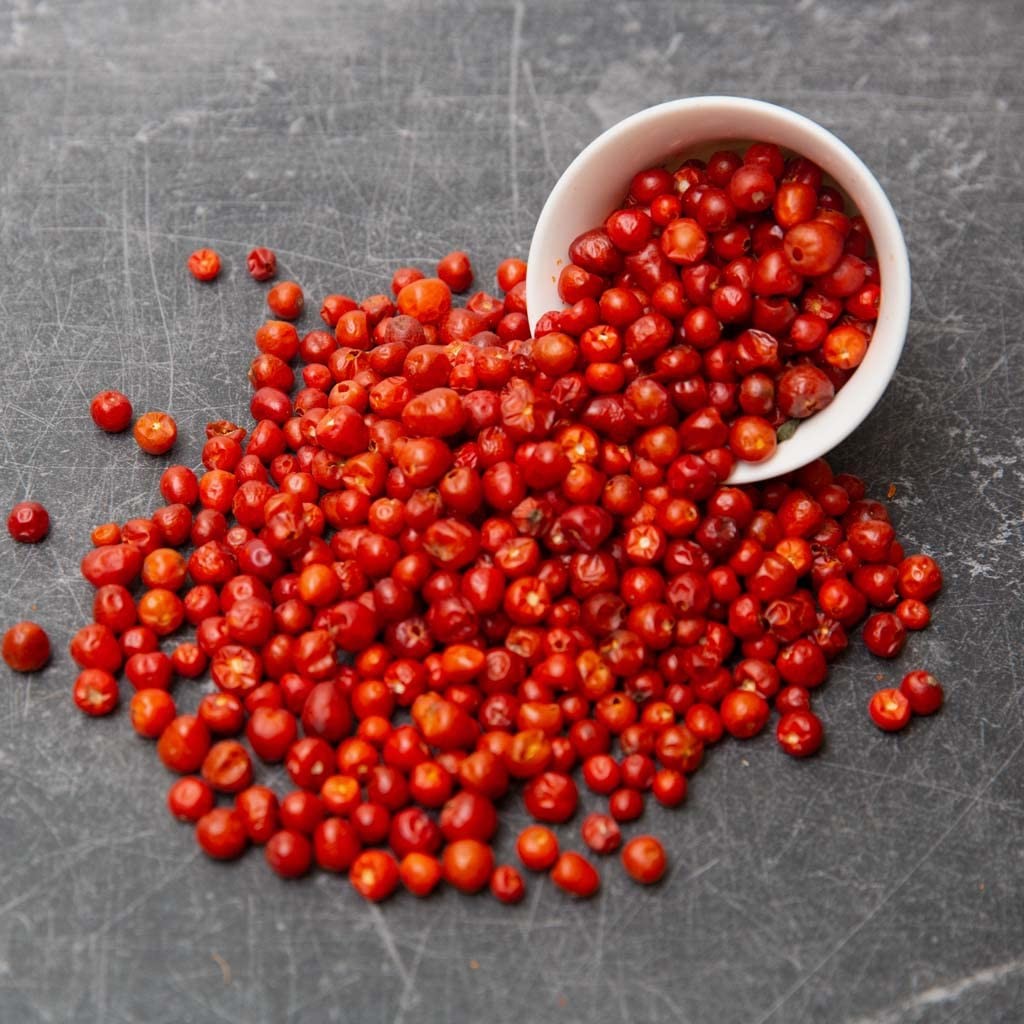 1oz Dried Chiltepin Peppers (Chile Tepin), Chiltepines 1 Ounce (Pack of 1)