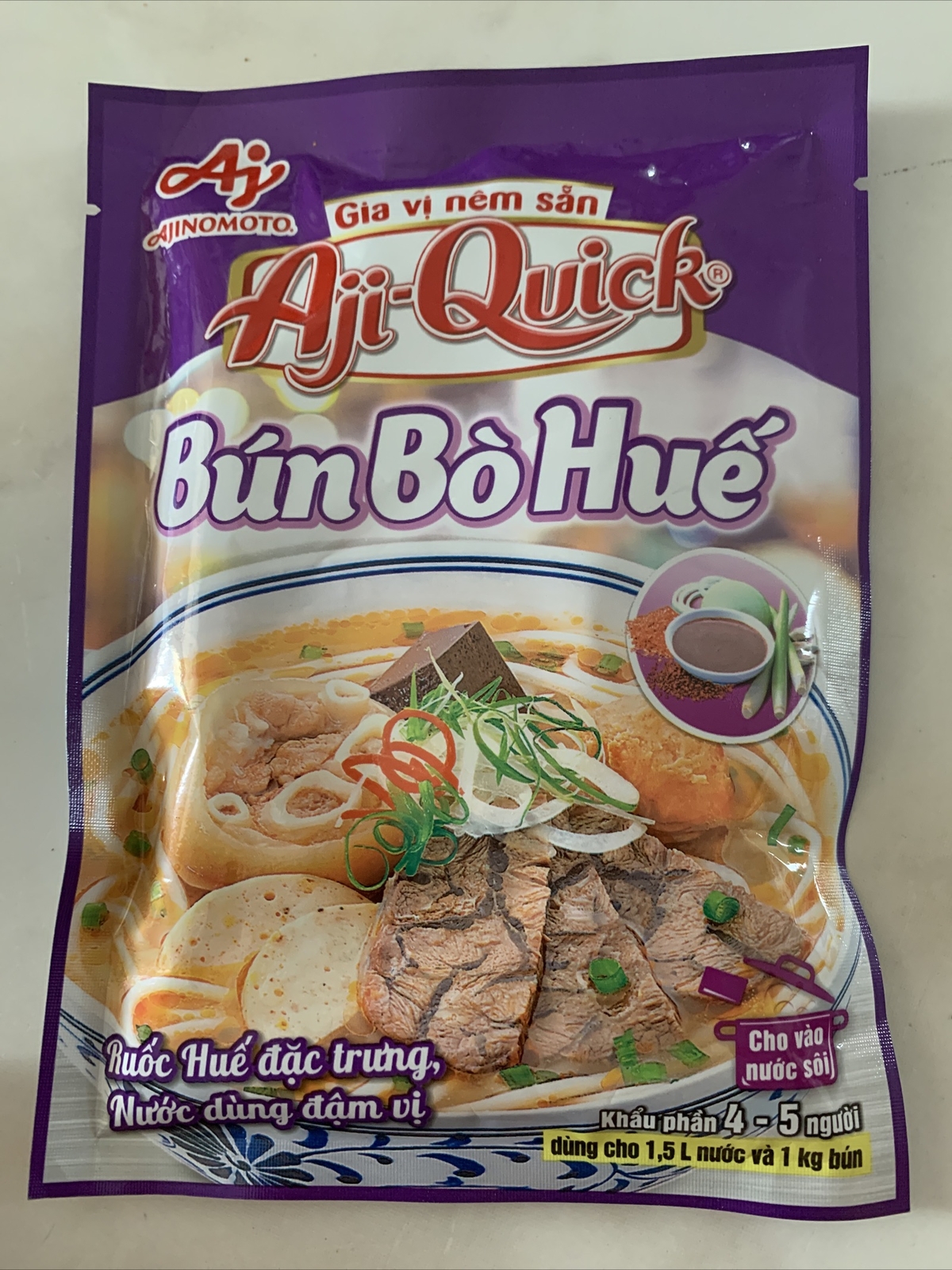 Aji- Quick Ajinomoto Bun Bo Hue- Product Of Vietnam 59g