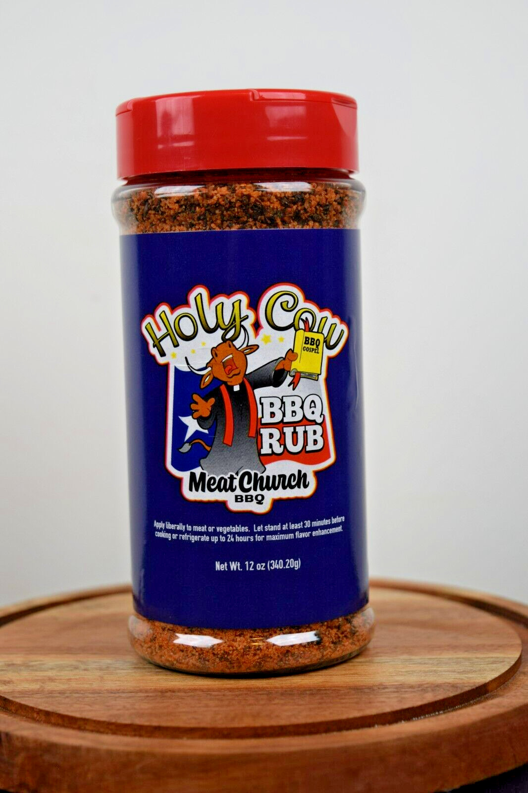 Meat Church Holy Cow BBQ All Purpose Rub for Brisket, Tri-Tip, Steak, & Burgers