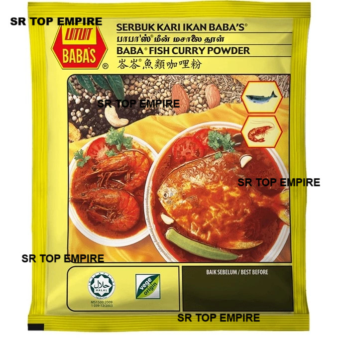 BABA’S FISH CURRY POWDER / SERBUK KARI IKAN 250G