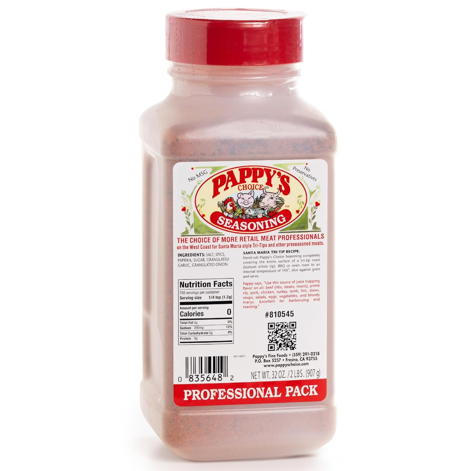 Pappy’S Choice Seasoning – Original. All-In-One Gourmet Steak & Meat Rub for Gri