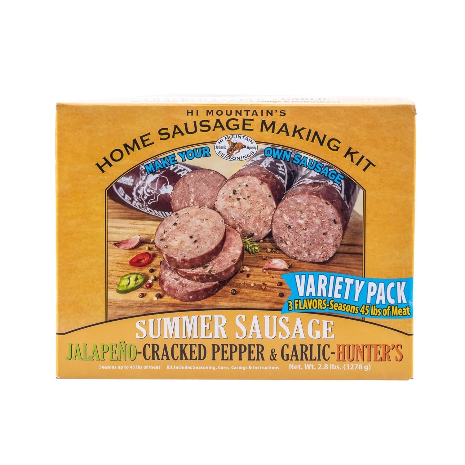 DIY Summer Sausage Kit | Beef, Pork, Venison | Makes 45 lbs