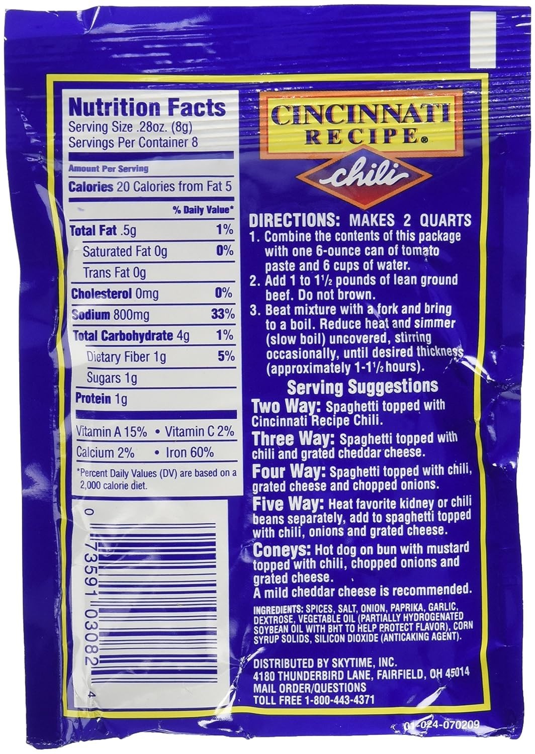 Delicious Cincinnati Chili Mix (6 Pack) – A Quick and Tasty Culinary Experience
