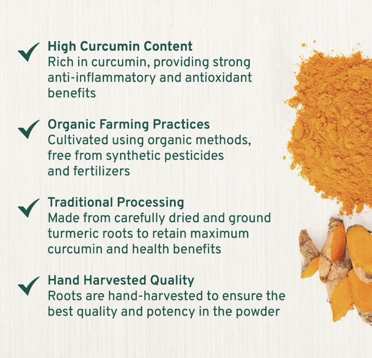Organic Turmeric Powder with Curcumin 397g/14oz Lab Tested for Heavy Metal | …