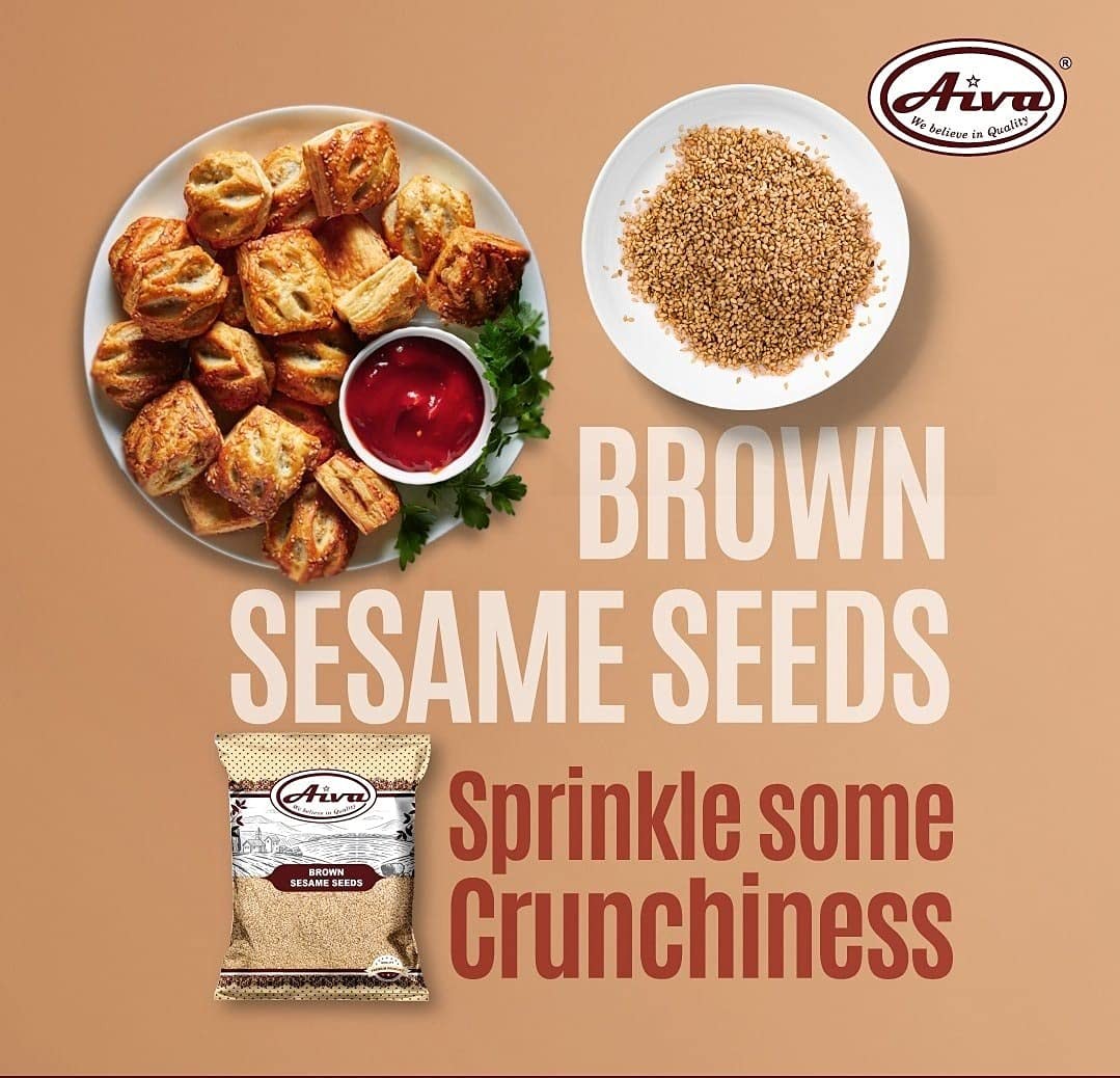 5 Pound Brown Sesame Seeds Natural Nutty Flavor Ideal for Cooking and Baking