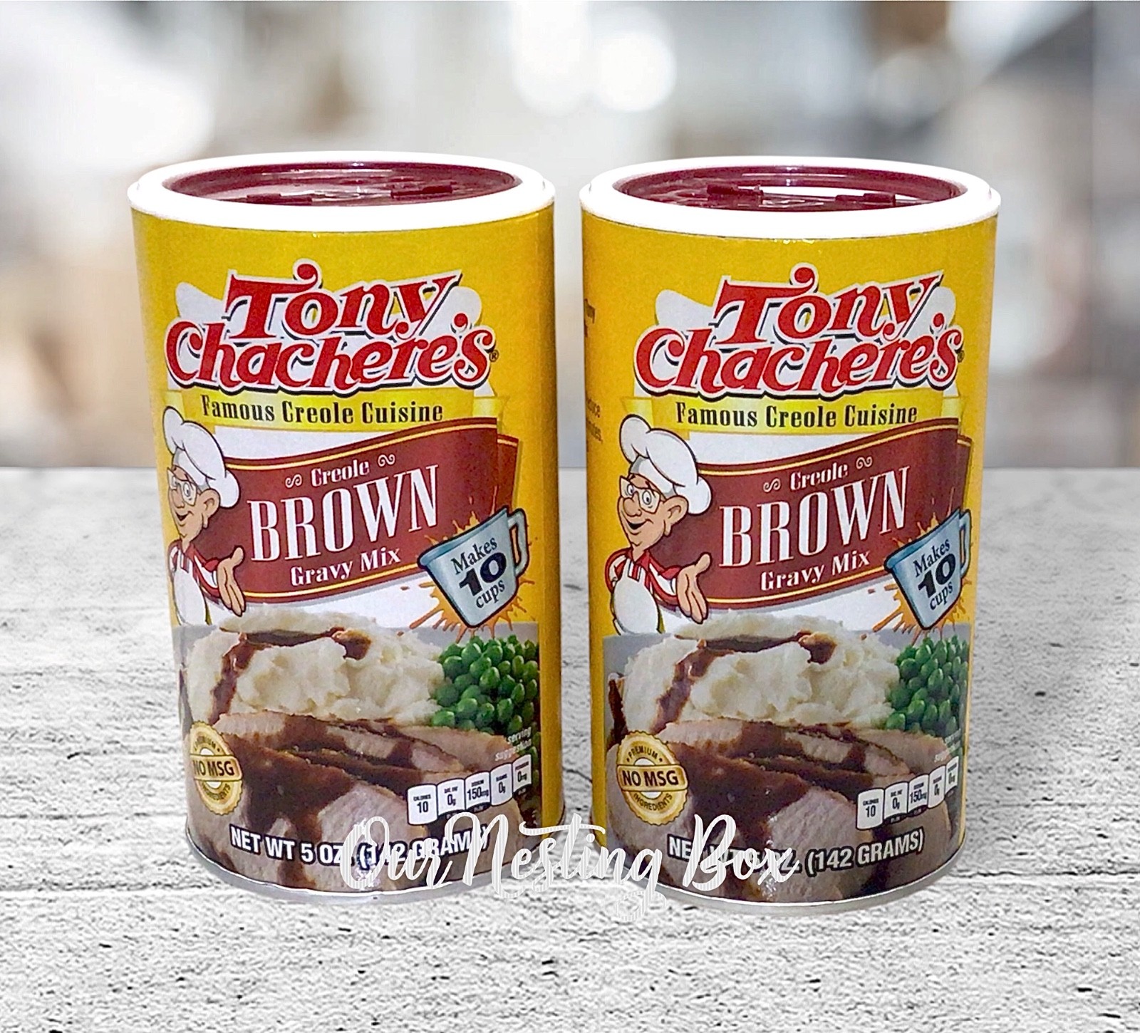 2 Tony Chachere’s Creole Brown Gravy Mix – 5 oz