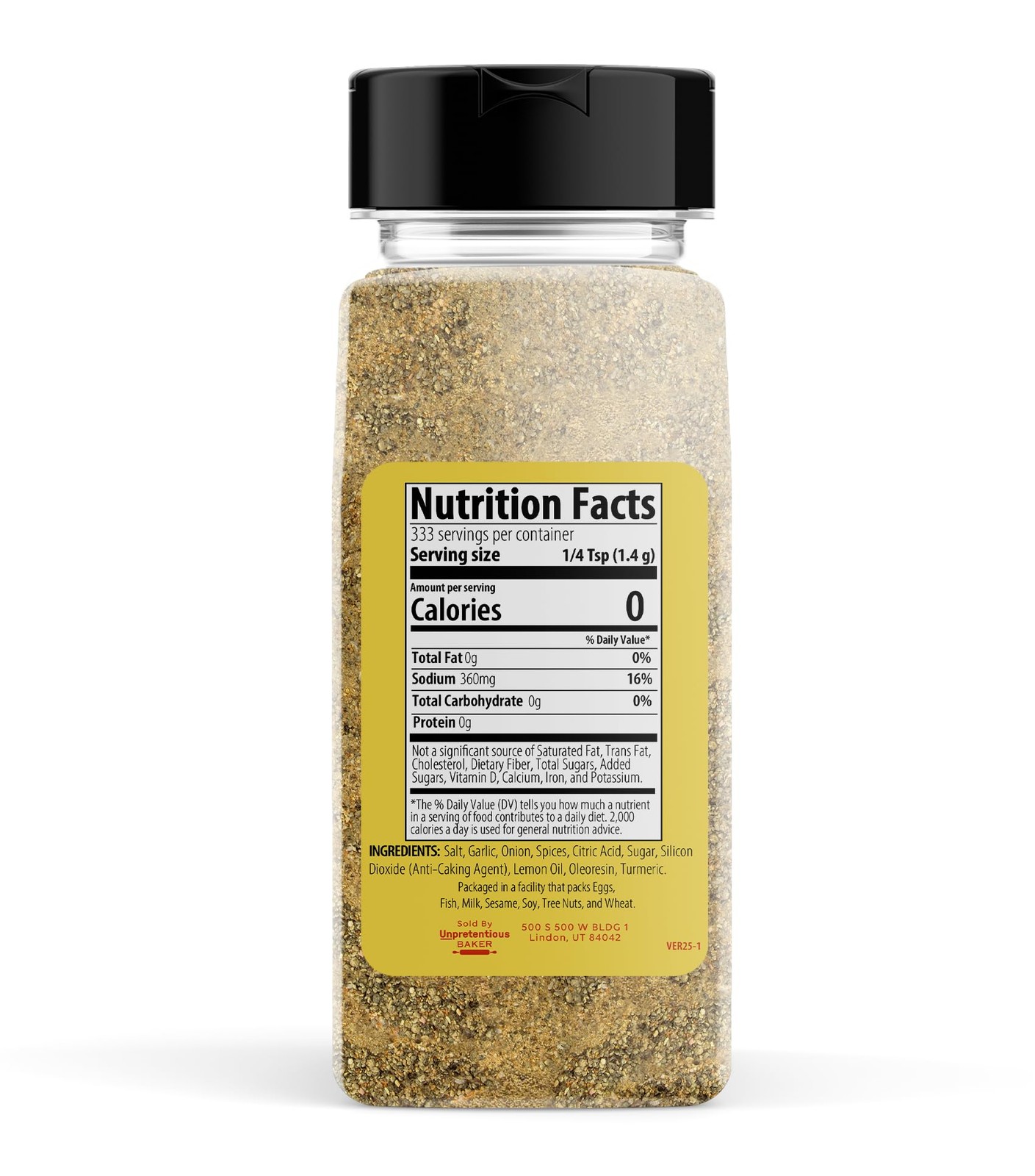 Lemon Pepper Seasoning (2 Cups), Great Zesty Flavor, Perfect for Baking or Fr…