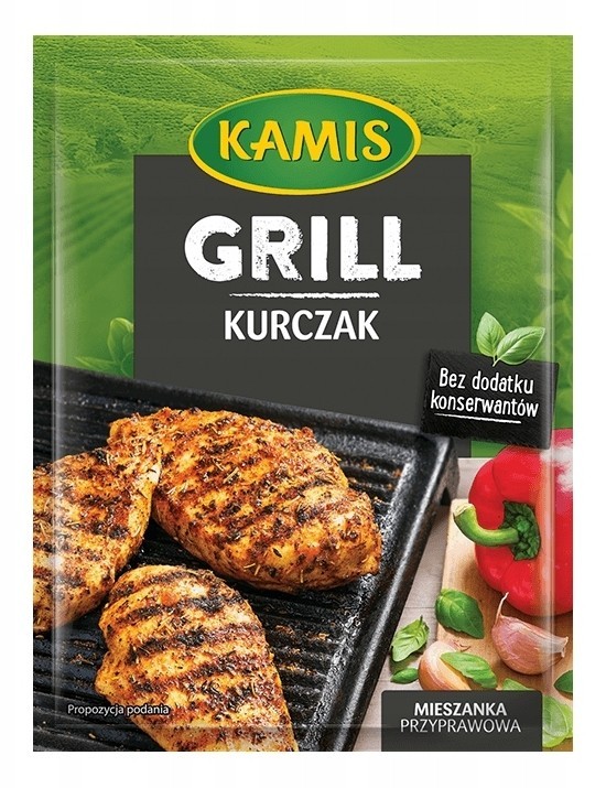 5 x KAMIS BBQ Grill Chicken Spice Mixture – packed 5 x 18g