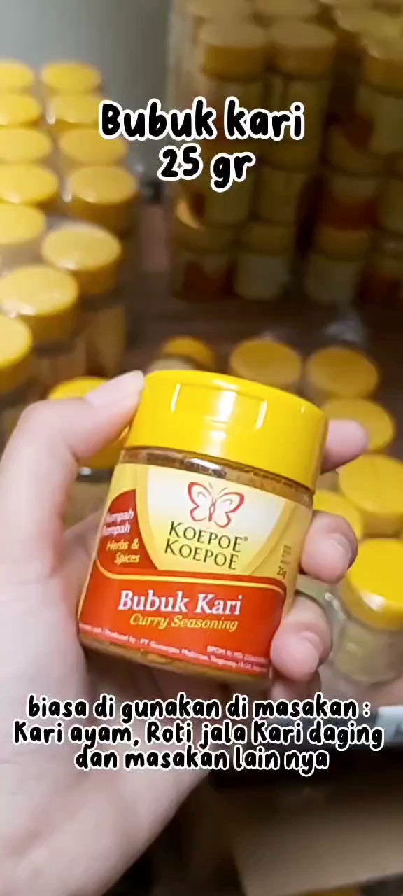 6 PCS KOEPOE KOEPOE CURRY POWDER 25G BUBUK KARI FREE SHIPPING US FREE TAX