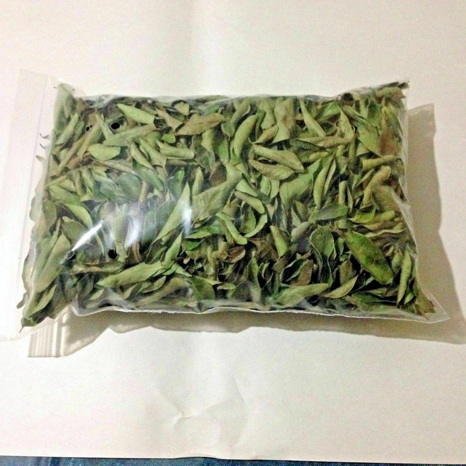 Sun Dried Curry Leaves 100g Home Grown 100% Organic Murraya Koenigii Ceylon
