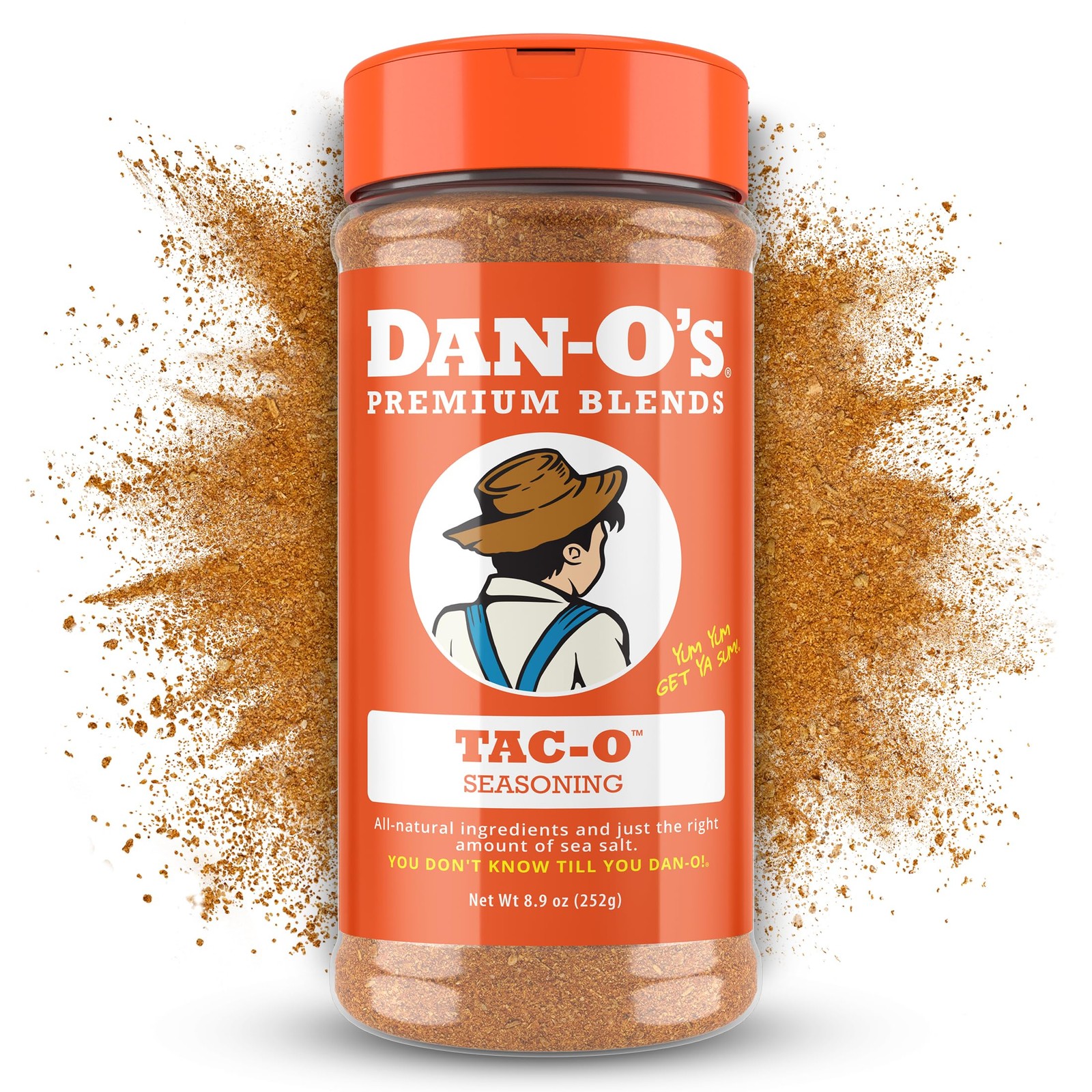 Dan-O’s Tac-O Seasoning, 8.9 oz Bottle, All Purpose Ounce (Pack of 1)