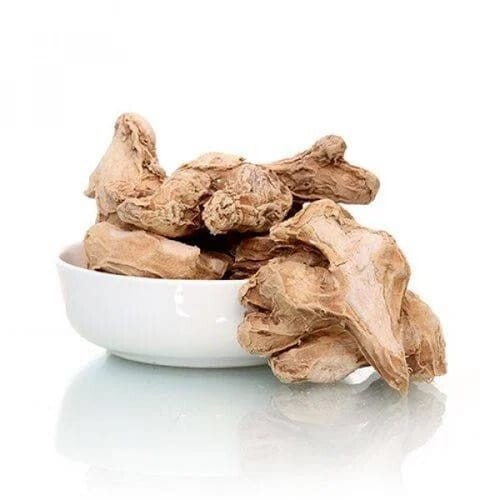 Organic Dried ginger root slices pure natural premium quality Ceylon spice.