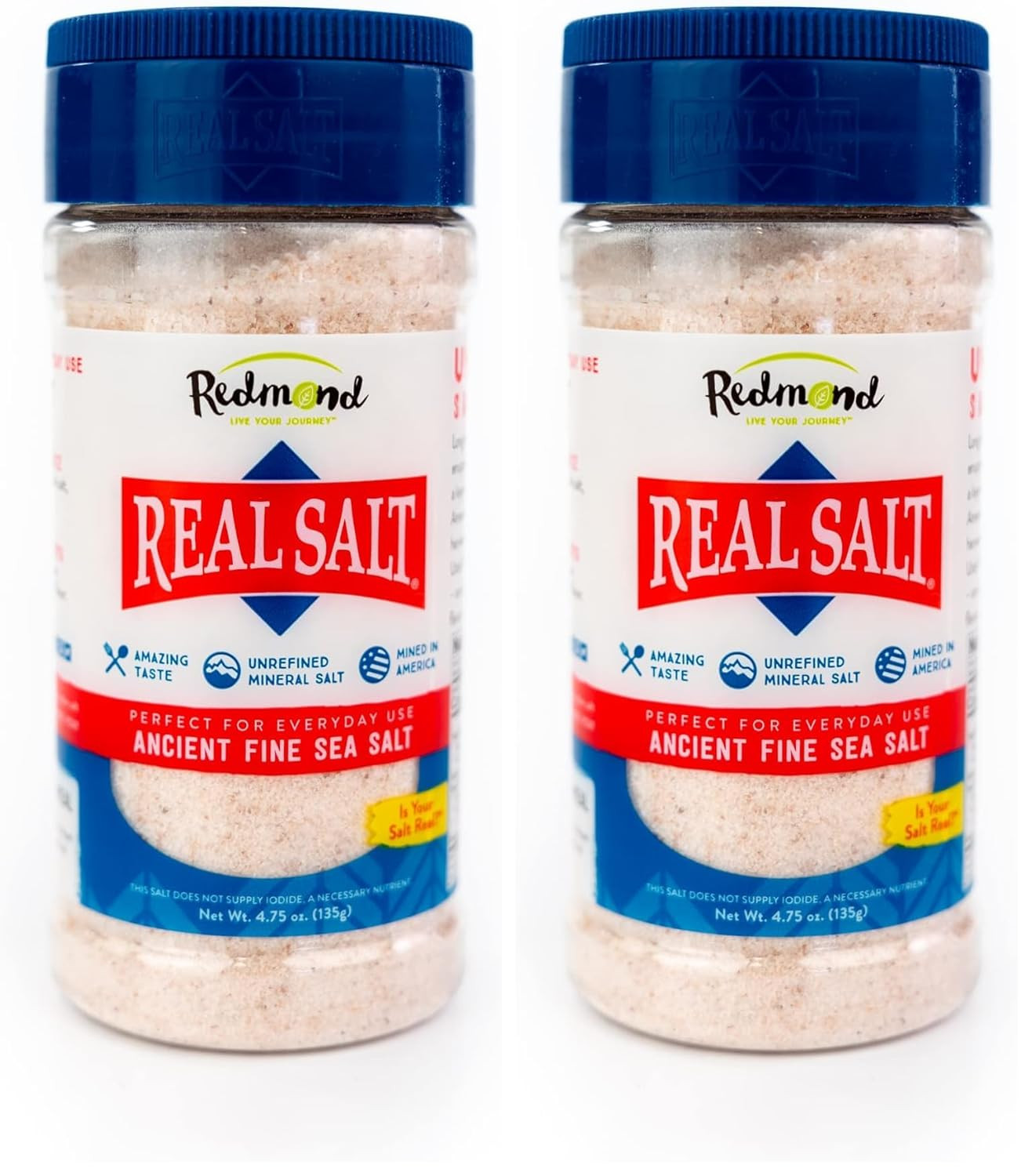 Natural Unrefined Real Sea Salt Fine Gluten Free 10 oz Shaker